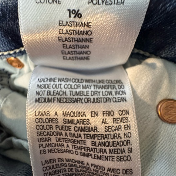 MOTHER -The Dazzler Hoover Getalongs Women's Cropped Straight Leg Jeans -size 25 - Picture 15 of 15